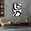 Abstract Black Gems by  - Picture Frame Painting on Paper-81386647