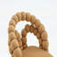 Chaise d'appoint avec pieds en métal doré (ensemble de 2)-1800150292