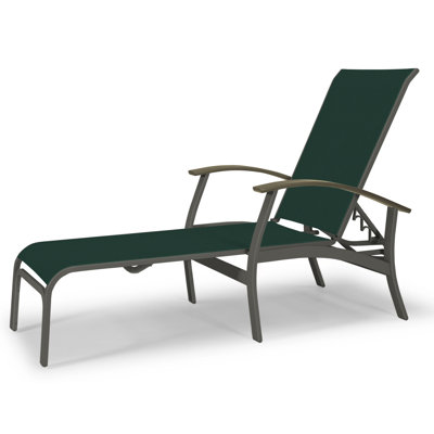 Askar Outdoor Rust-Resistant Metal Chaise Lounge