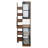 70" Display Cabinet With Glass Doors And Lights, With Multi-Functional Pull-Out Multi-Tier Storage Shelf , Wooden Display Storage Cabinets