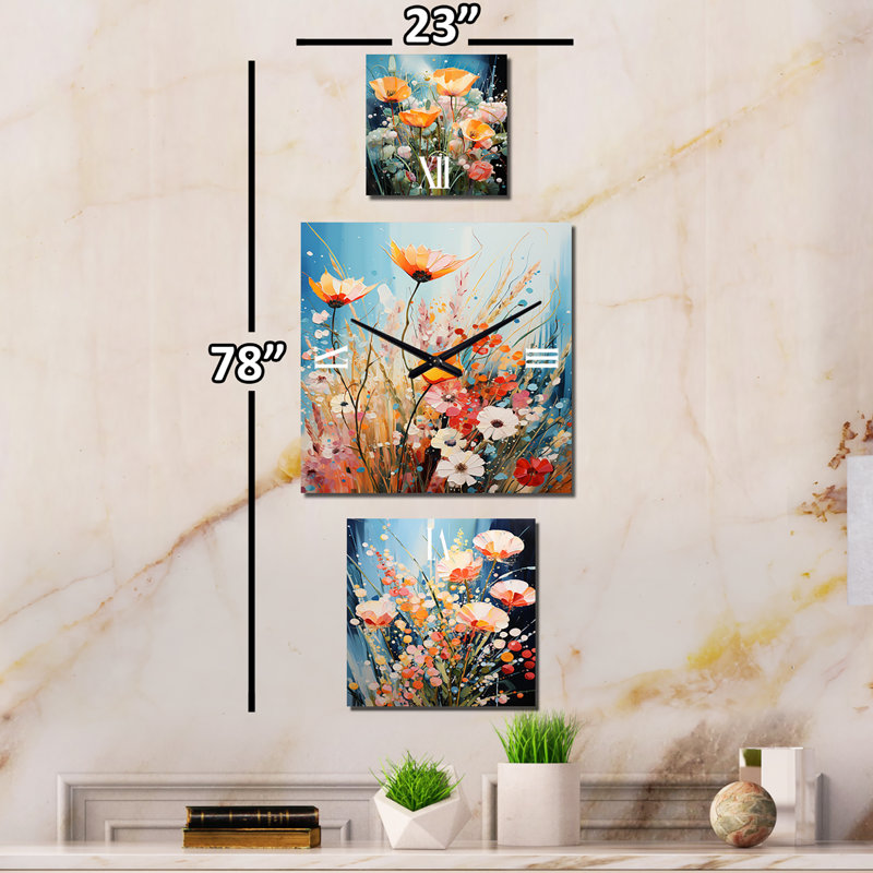 Horloge Kasevich - Plantes Multipanel