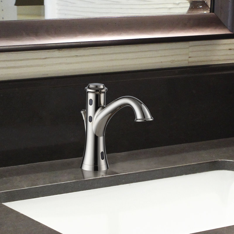 Robinet de salle de bain standard, Nickel brossé