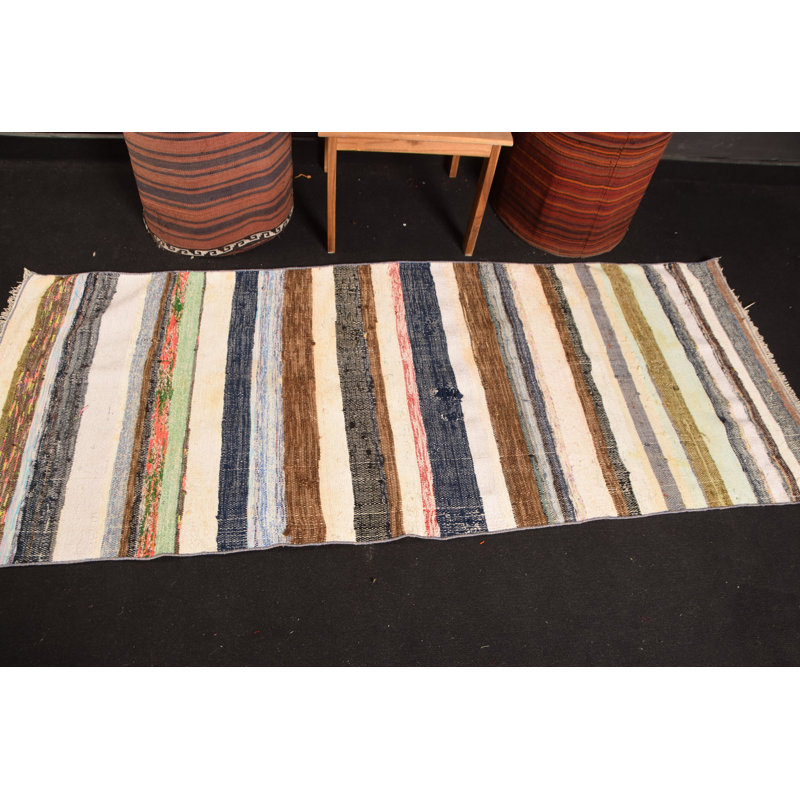 Tapis de couloir turc vintage rétro Kilim pour la décoration intérieure et l'esthétique de couloir