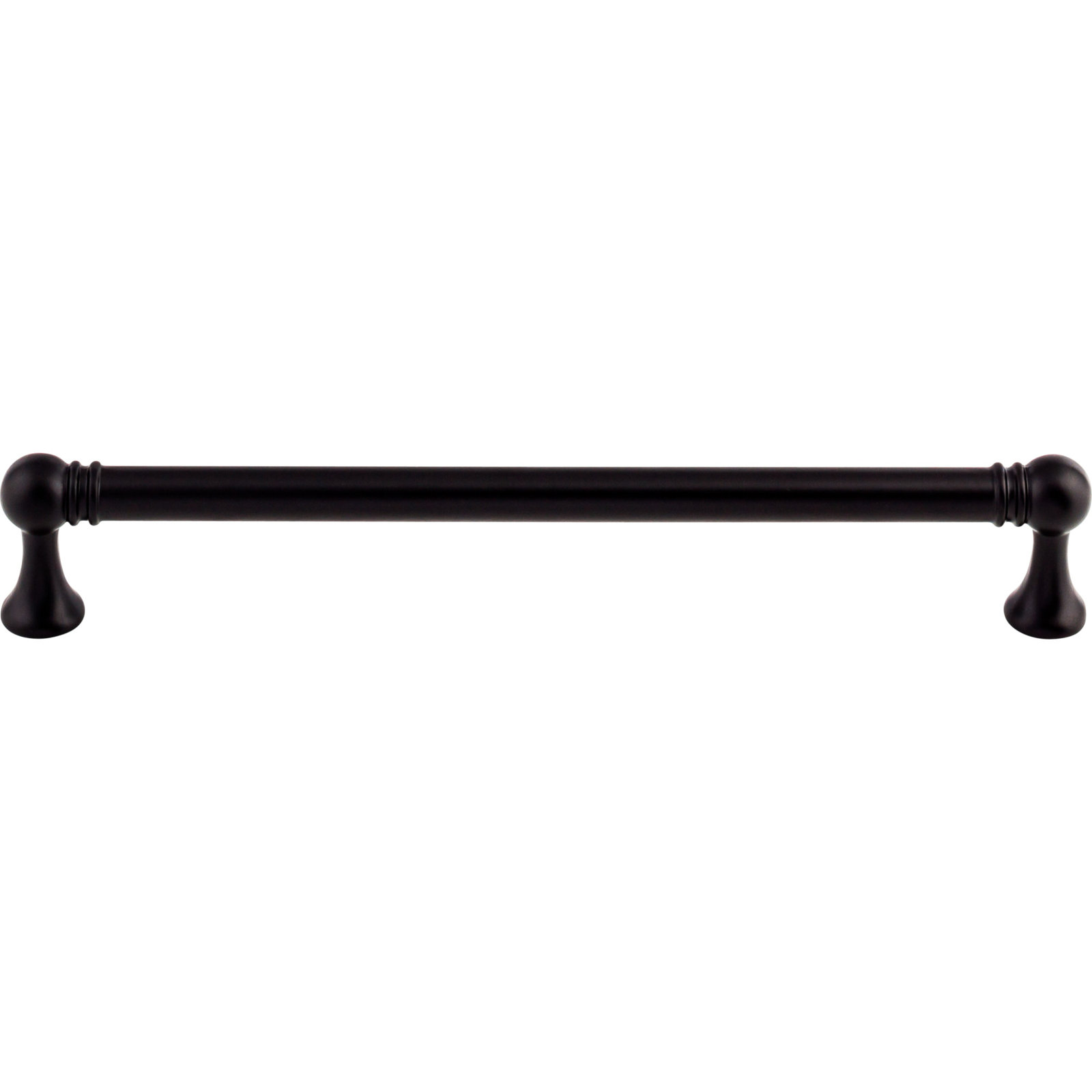 Kara 8" Bar Cabinet Pull, Flat Black
