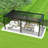 8640E Louver Pergola 10X19ft Aluminum Frame & Steel Louvers