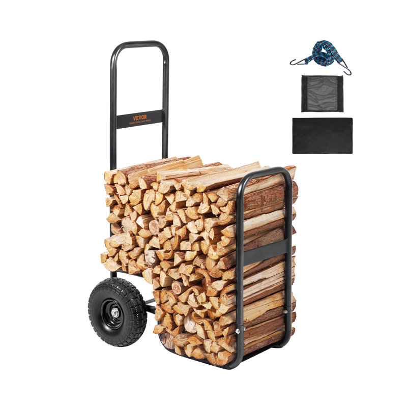 52.1cm W Metal Log Rack