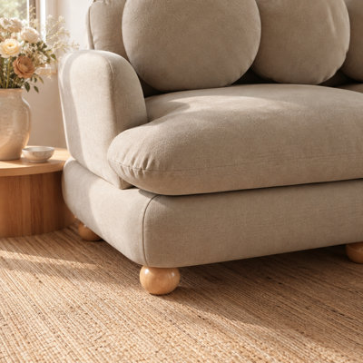 Canapé en chenille Veloria Comfy