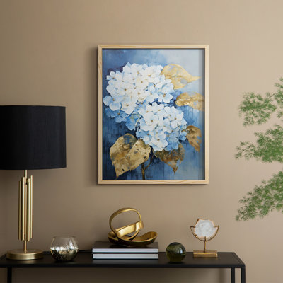 Impression encadrée FLORAL Series CXV III - bois massif