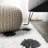 Colleps Modern Charcoal Dot Shag White/Gray Rug-1603153830