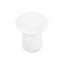 Table d'appoint moderne moderne en métal blanc