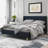 Eriksay Low Profile Upholstered Platform Bed with Wingback Headboard-1653282264-1683457355