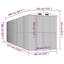 Vidaxl Garden Shed 192X689x223 Cm Galvanised Steel-79095787