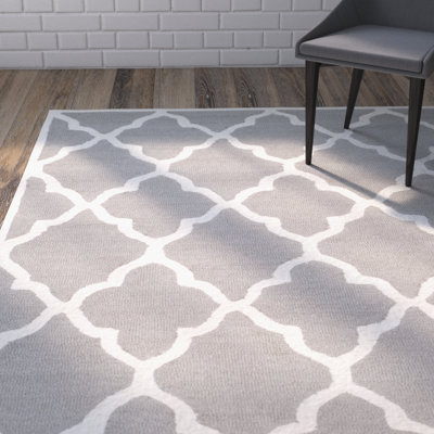 Cannen Hand Tufted Wool Geometric Rug