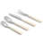 Martha Stewart 32 Piece Stoneware Dinnerware and Flatware Combo Set in Linen