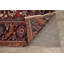 Tapis unique noué à la main Tabriz des années 1900 de 8 pi 4 po x 8 pi 8 po rouge