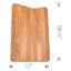 Diamond Alder Wood Cutting Board