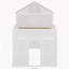 Lit superposé de style maisonnette pour enfants (2 places), mobilier de chambre moderne et ludique, gain de place, rose pâle-162117840