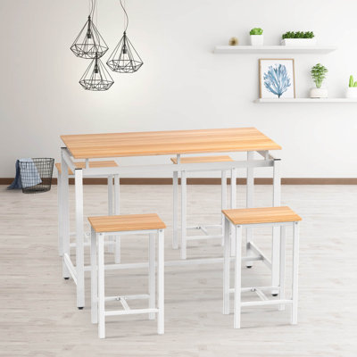 Dazhia 4 - Person Four Leg Dining Set