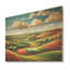Paysage de ferme audacieux multicolore I - prairie sur bois-1042982844