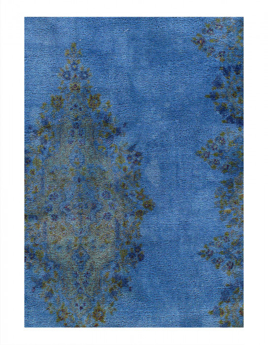 Tapis unique en laine 5 pi 9 po x 8 pi 11 po Chilton