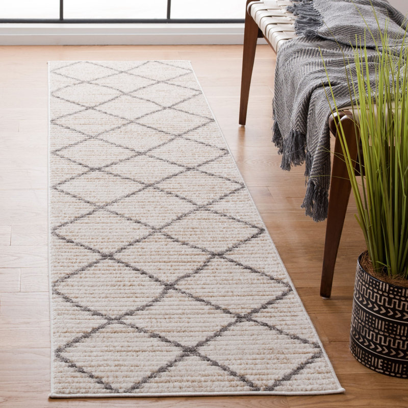 Tapis en polyester tissé à la machine Anaissa, Tapis de couloir 2 pi x 8 pi