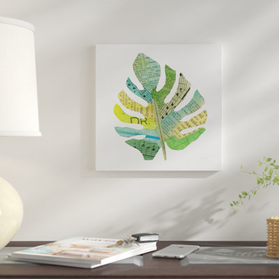 « tropical fun palms ii », impression sur toile
