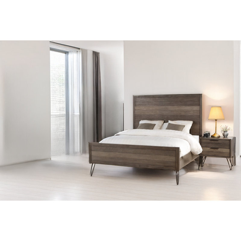 Sheila Gray Panel Bedroom Set