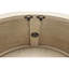 Table contemporaine 8 en chêne beige, table rectangulaire et chaises rembourrées pour la configuration de la salle à manger