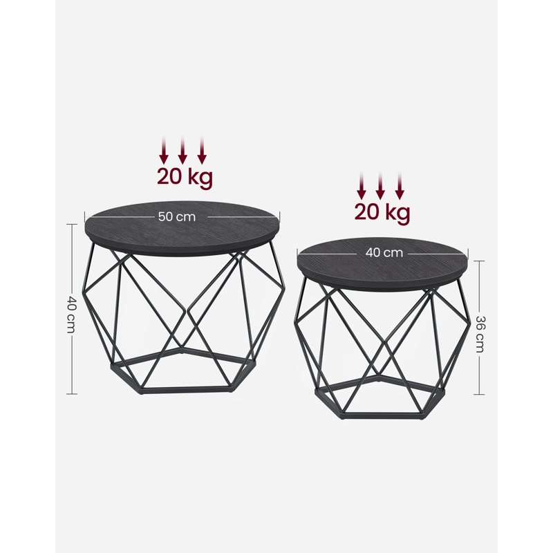 Apison Enclosed Coffee Table, Black