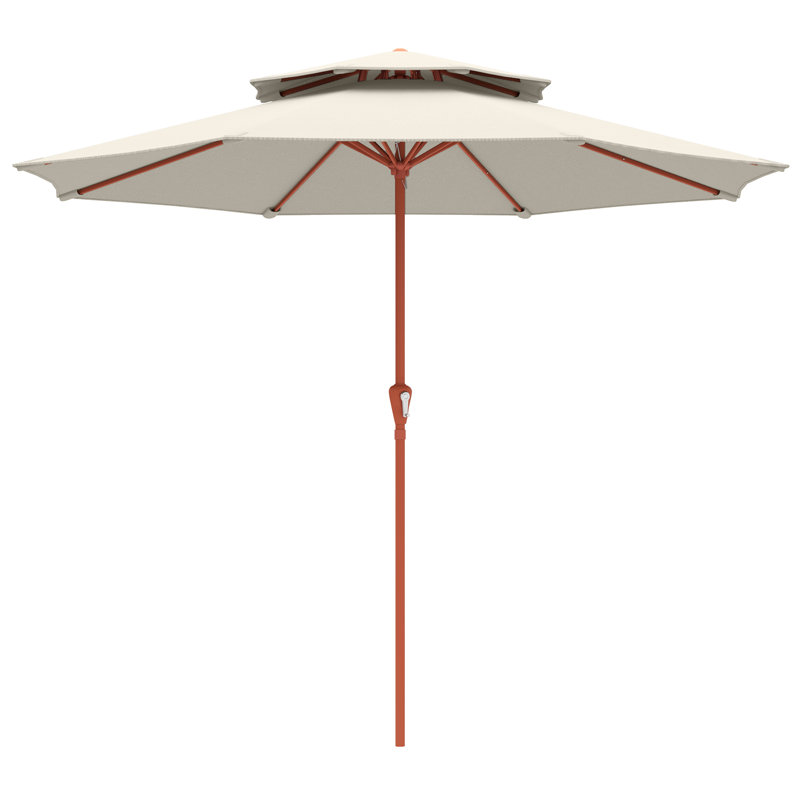 265cm Market Parasol, Cream