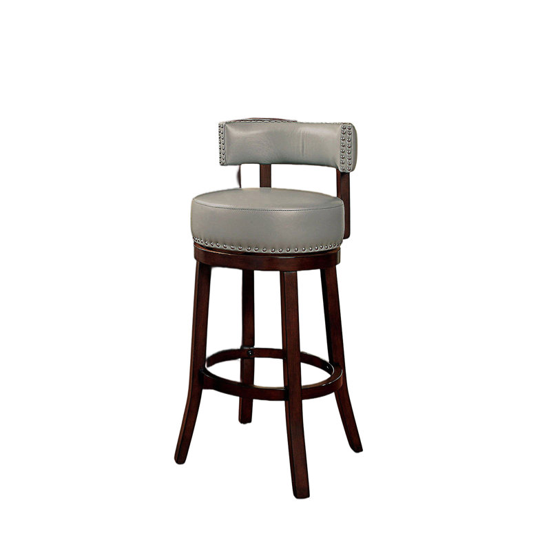 Ensemble de 2 chaises de bar, Gris, Tabouret de bar (siège d'une hauteur de 29 po)