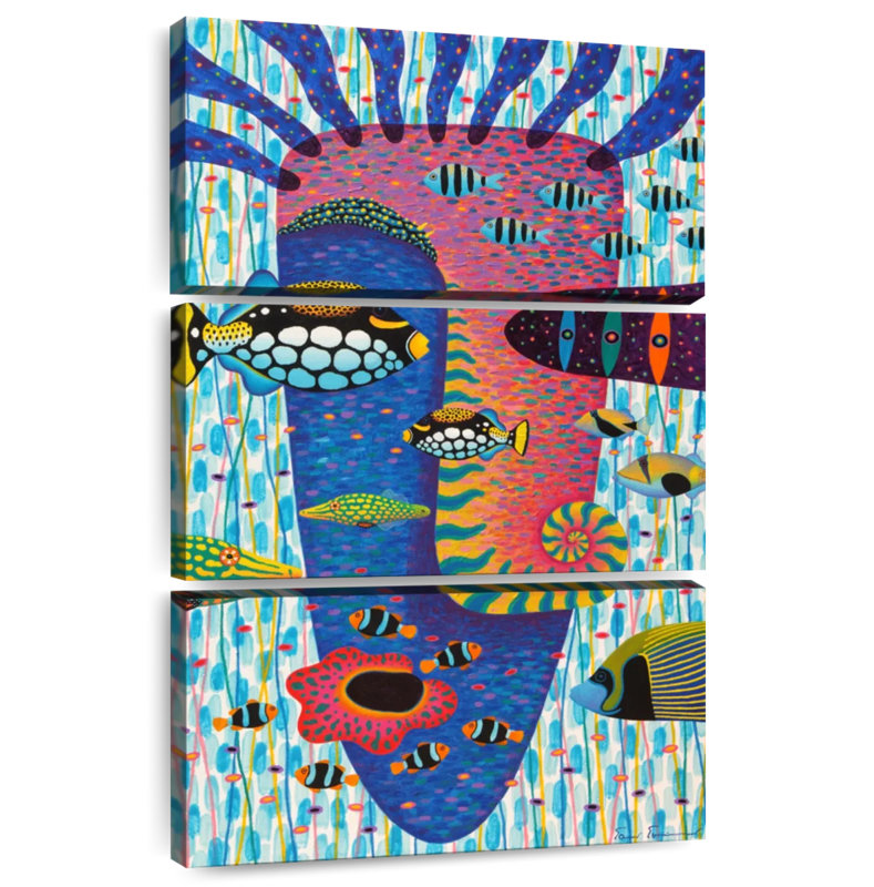 Avery Fish Face, 74" H x 48" W