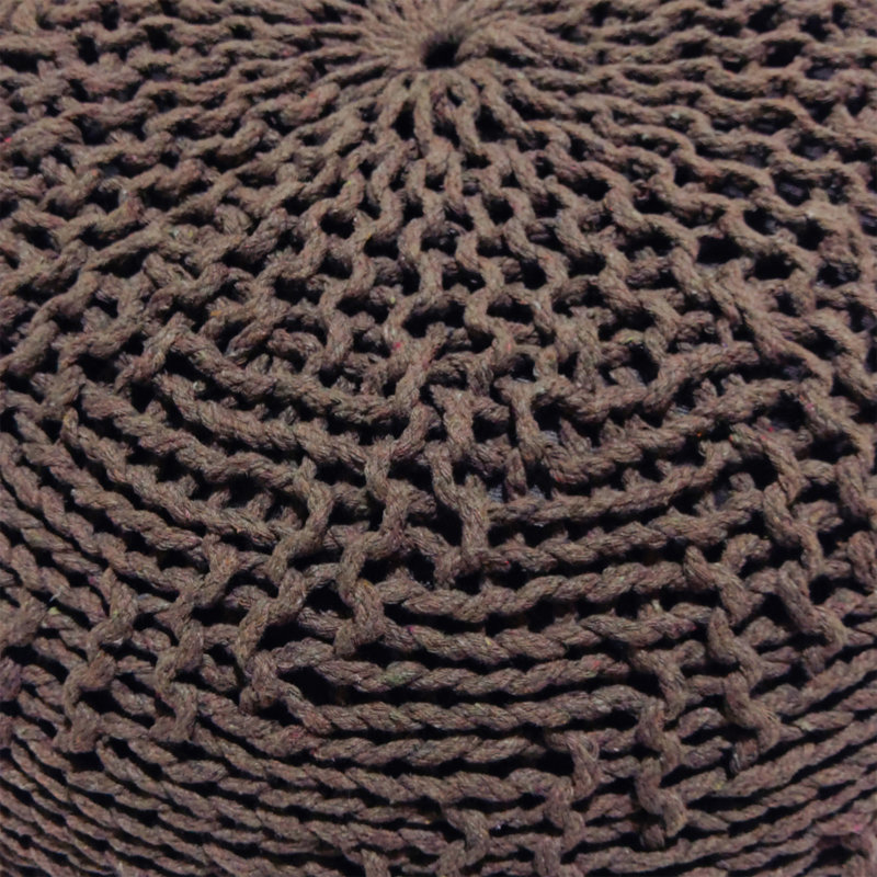 HAZEL POUF, Light Brown