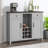 Elishia 47.44'' Farmhouse Bar Cabinet-1904549166