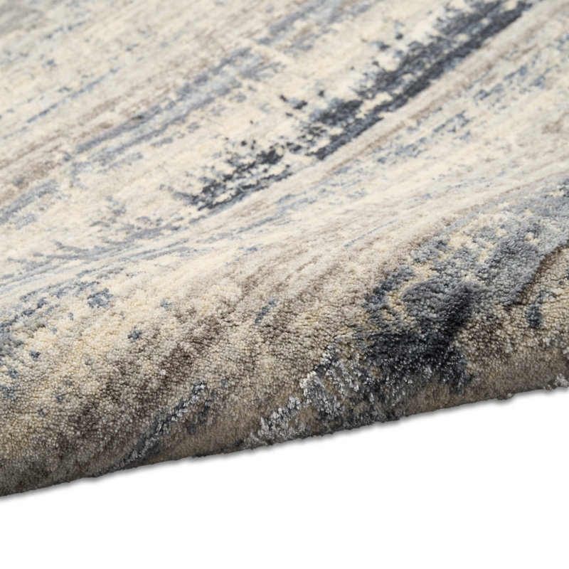 CK089 DRIFT RUG Abstract Machine Made Area Rug, Blue, Rectangle 239 x 310 cm