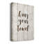 «Hang Your Towel», art textuel sur toile tendue-633745355