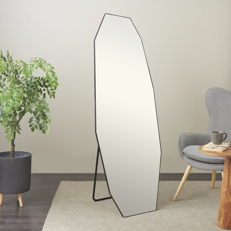 Miroir de sol noir Tinaya
