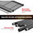 Marlia Steel Height -Adjustable Storage Rack Heavy Duty Shelving Unit-565694246-546749605
