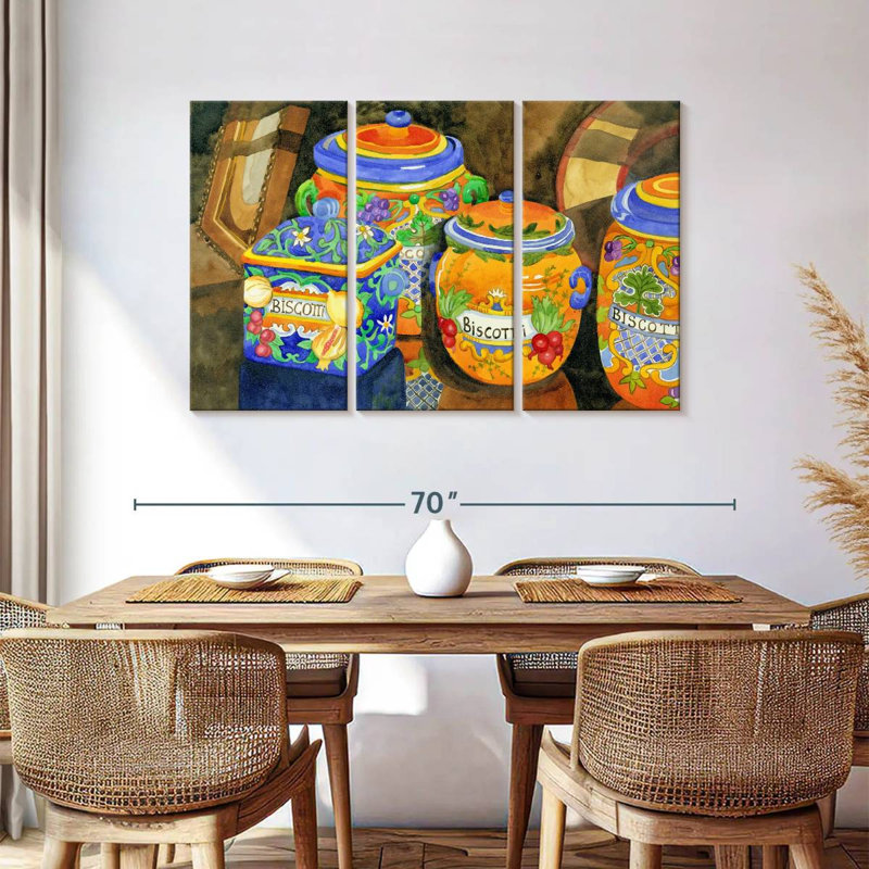 Yarlin Biscotti, 36" H x 57" W
