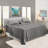 Microfiber Solid Colour Sheet Set-583731054-583897346