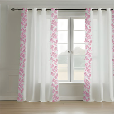 Bird Printed Curtain