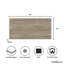 Carreau de mur en porcelaine d'aspect bois mat 24 po x 48 po American Atelier (2 pièces, 15,5 pieds carrés / caisse)-133297131