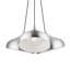 Luminaire suspendu grappe blanc brillant 3 lumières-2035413728