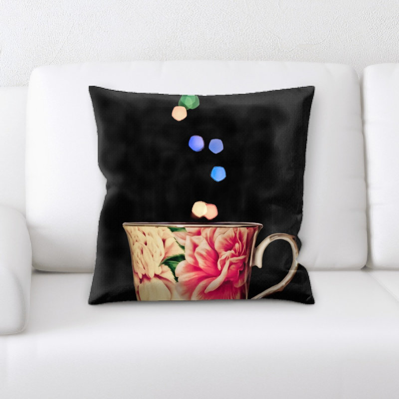 Coussin décoratif en tasse