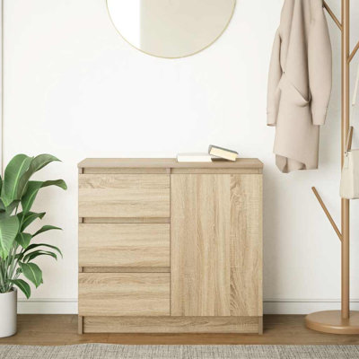 Sideboard With Drawer 71X35x65 Cm Engineered Wood