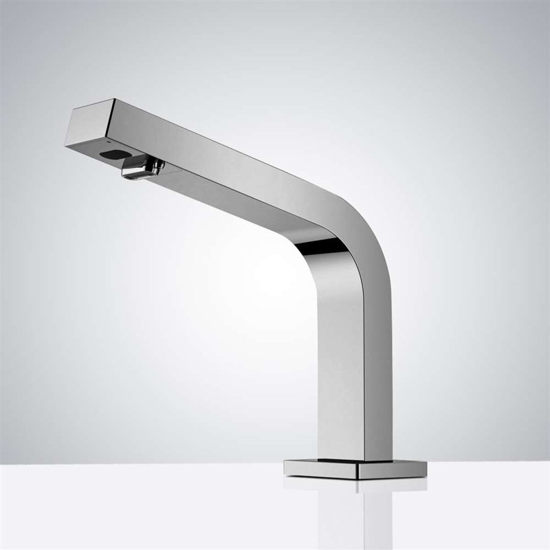 Robinet Franche Comte avec distributeur de savon, Chrome chrome