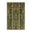 Tapis art déco brun lavable à la machine-809969916