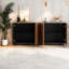 Buffets spacieux en bois, design Mid-Century pour la maison, noyer