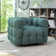 Armir 38" Wide Tufted Polyester Swivel Chair with Square Arm