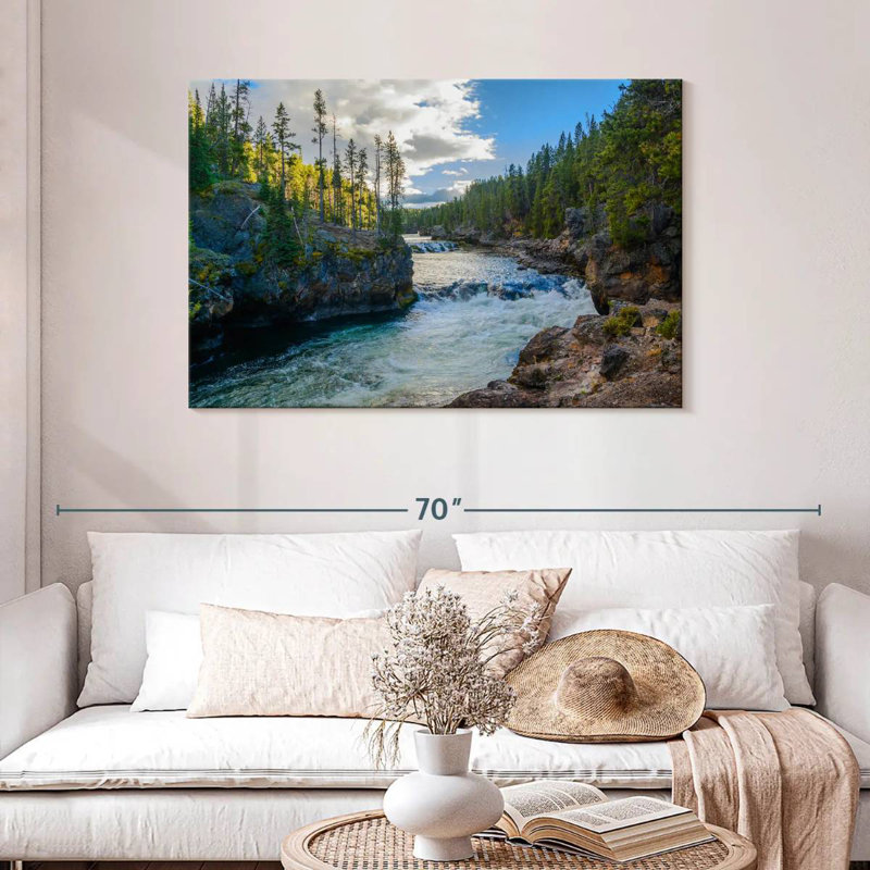 Alvord Yellowstone Autumn River, H 30 po x l 45 po